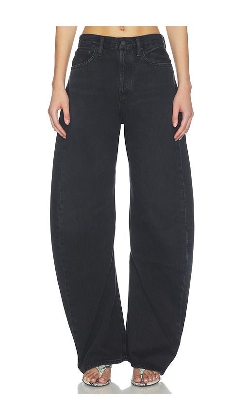 Spiral Jean in Black. - size 26 (also in 31, 34) - AGOLDE - Modalova