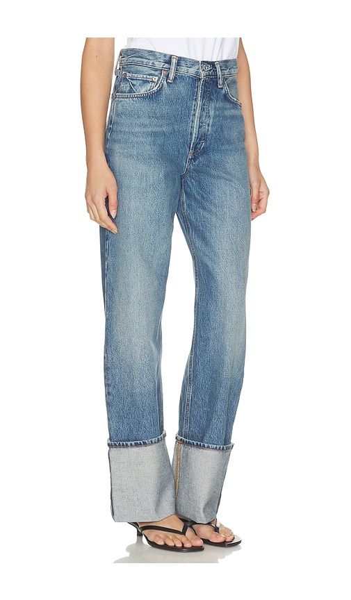 Big Cuff Jean in Blue. - size 25 (also in 26, 27, 30, 31, 33, 34) - AGOLDE - Modalova