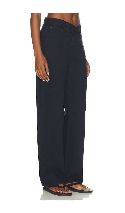 Arc Criss Cross Jean in Black. - size 23 (also in 24, 25, 26, 27, 28, 29, 30, 31, 32, 33, 34) - AGOLDE - Modalova