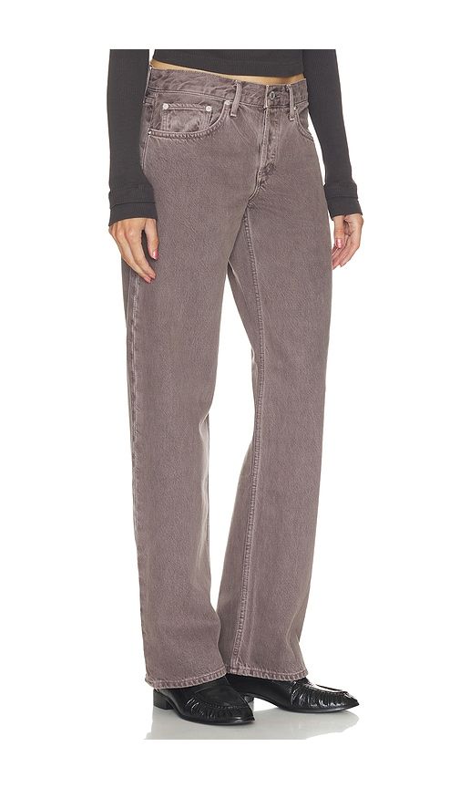 Low Rise Loose Jeans in Mauve. - size 23 (also in 24, 25, 26, 27, 28, 29, 30, 31, 32, 33, 34) - AGOLDE - Modalova