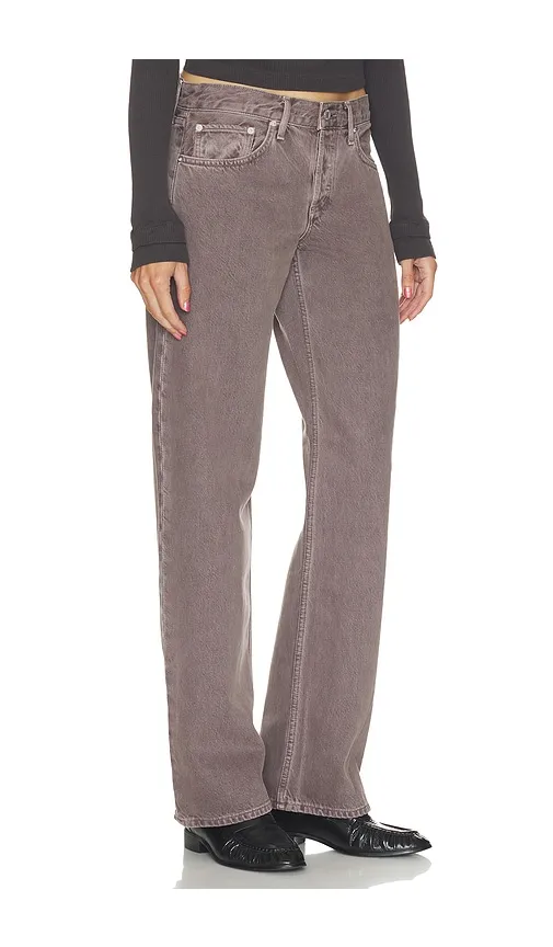 Low Rise Loose Jeans in Mauve. - size 23 (also in 24, 25, 26, 27, 28, 30, 33, 34) - AGOLDE - Modalova