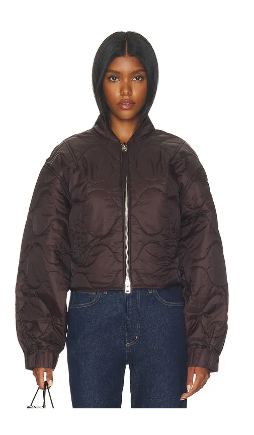Iona Jacket in Brown. - size L (also in M, S, XL, XS) - AGOLDE - Modalova
