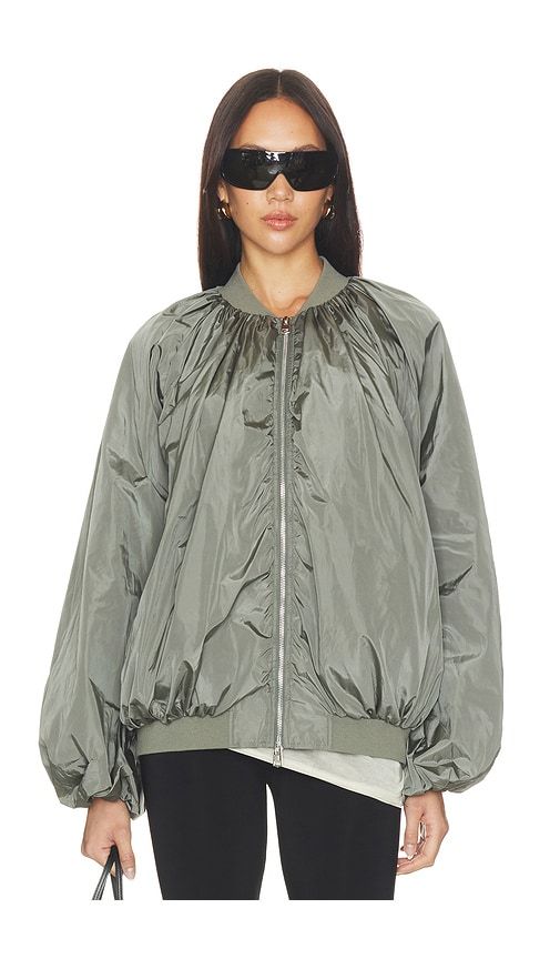 Raffi Bomber Jacket in Grey. - size L (also in M, S, XL, XS) - AGOLDE - Modalova