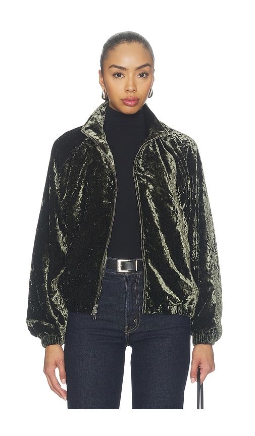 Catrine Bomber in Green. - size L (also in M, S, XL, XS) - AGOLDE - Modalova