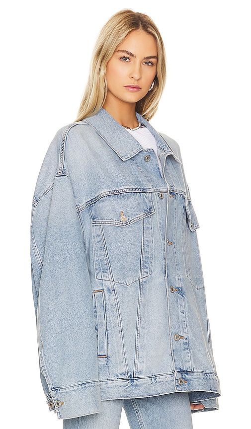 Wayne Denim Jacket in Denim-Light. - size S (also in L, M, XL, XS) - AGOLDE - Modalova