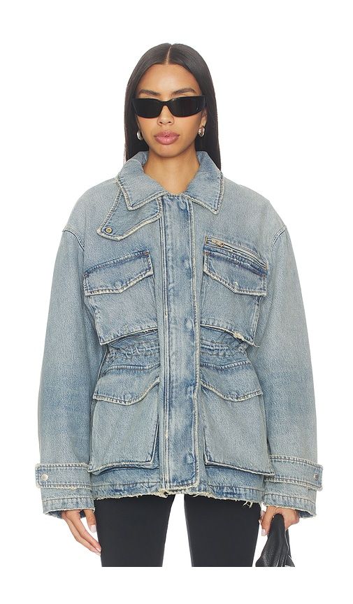 Aubrey Jacket in Blue. - size S (also in M) - AGOLDE - Modalova