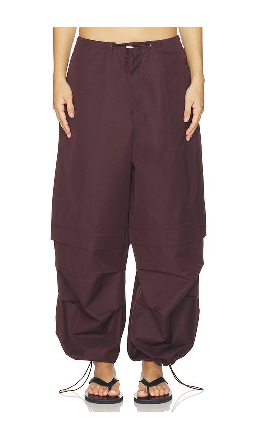 Coulson Parachute Pant in Burgundy. - size L (also in S) - AGOLDE - Modalova