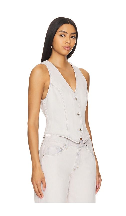 Heller Vest in Light Grey. - size S (also in XL, XS) - AGOLDE - Modalova