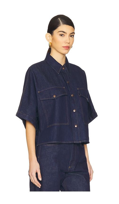 Taron Shirt in Blue. - size M (also in S) - AGOLDE - Modalova