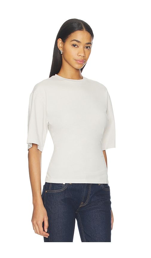 Storey Tee Shirt in Beige. - size S (also in XS) - AGOLDE - Modalova