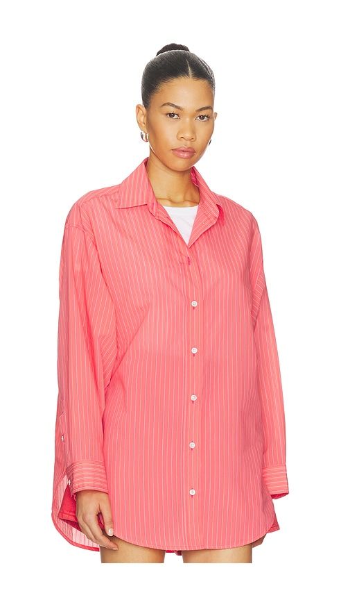 Sonia Shirt in Coral. - size M (also in S, XS) - AGOLDE - Modalova