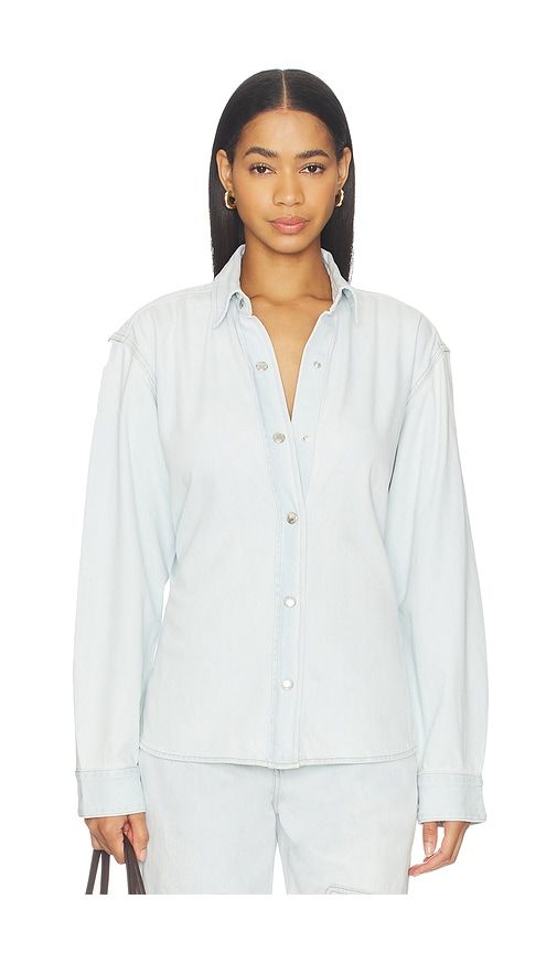 Theo Shirt in Baby Blue. - size M (also in S, XS) - AGOLDE - Modalova
