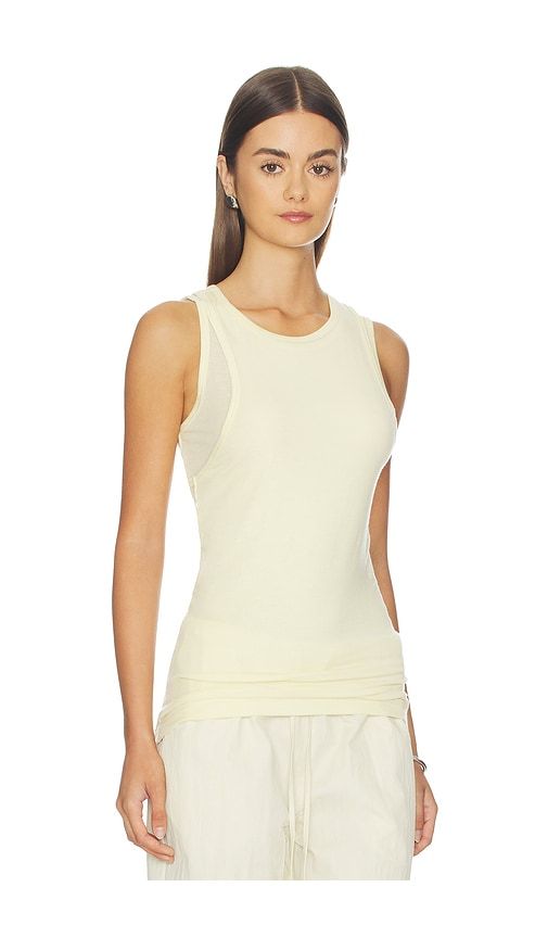 Finch Tank Top in Yellow. - size L (also in M, S, XS) - AGOLDE - Modalova
