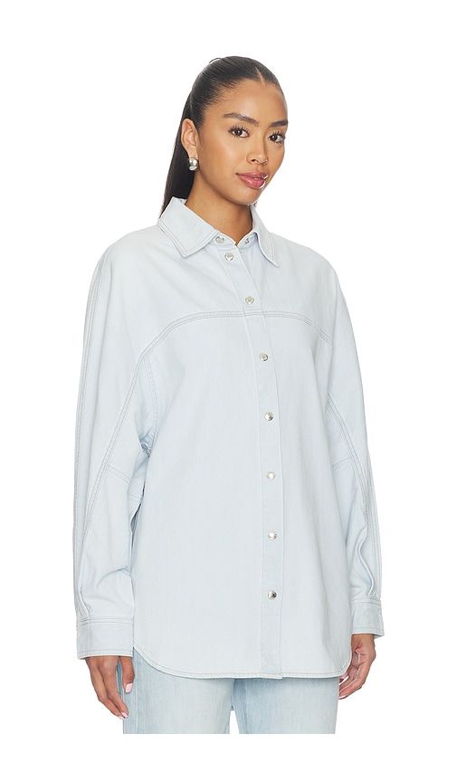 Lantern Shirt in Blue. - size L (also in M, S, XL, XS) - AGOLDE - Modalova