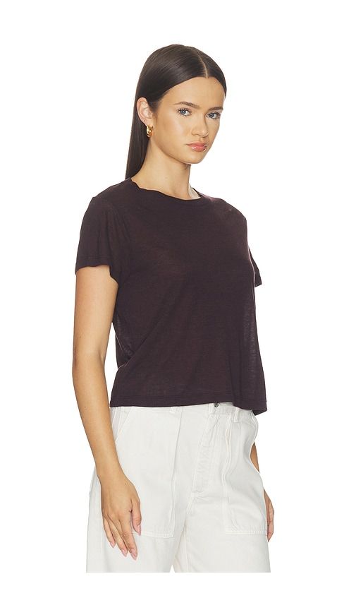 Adine Tee in Brown. - size L (also in M, S, XS) - AGOLDE - Modalova