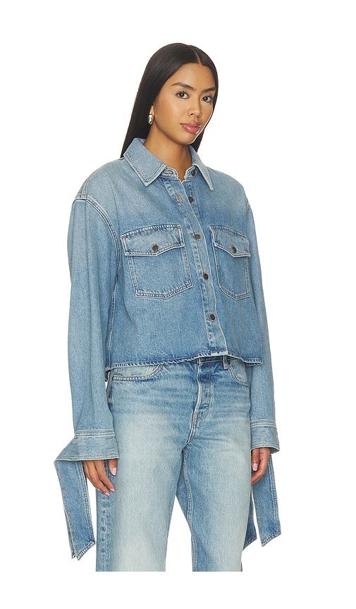Hewitt Shirt in Blue. - size L (also in M, S) - AGOLDE - Modalova
