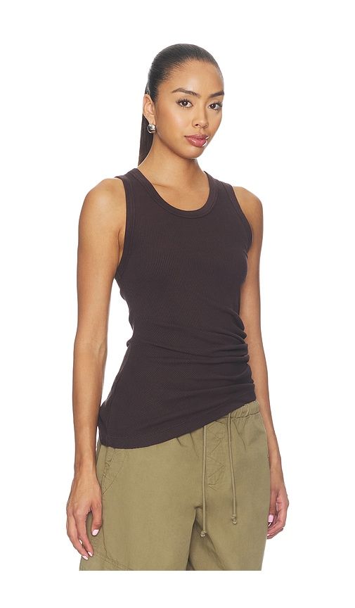 Twisted Poppy Tank Top in Brown. - size L (also in M, S, XS) - AGOLDE - Modalova