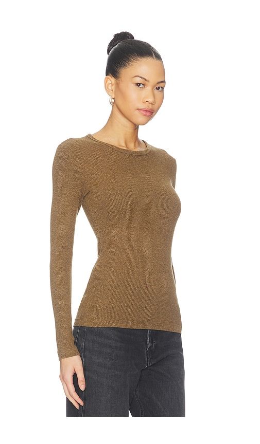 Delphi Slim Tee in Brown. - size L (also in M, S, XL, XS) - AGOLDE - Modalova
