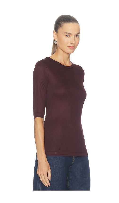 Saige Tee in Burgundy. - size L (also in M, S, XS) - AGOLDE - Modalova