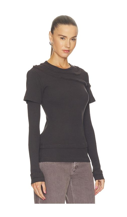 Harlon Top in Grey. - size L (also in M, S, XS) - AGOLDE - Modalova