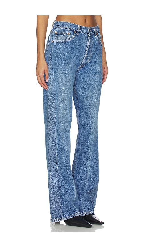 Retro Oversized Wide Leg Jeans in Blue. - size 25 (also in 27, 28) - aligrace - Modalova