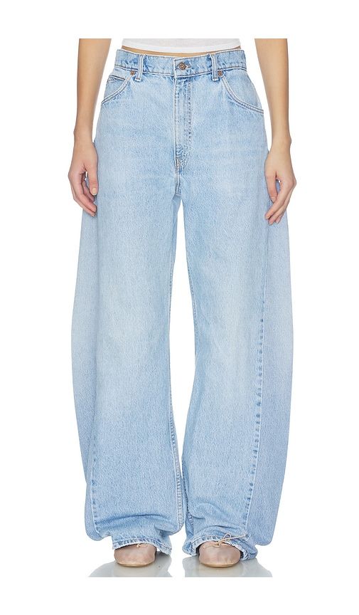 The Monroe Barrel Jean in Blue. - size 23 (also in 29, 30) - aligrace - Modalova