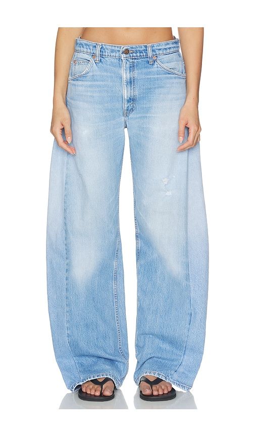 The Noa Barrel Jean in Blue. - size 23 (also in 25, 26, 27, 28, 29, 30) - aligrace - Modalova