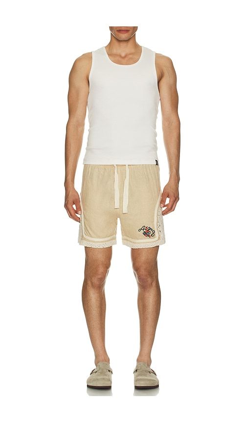 Draco Shorts in Beige. - size 34 (also in 38) - Agua Bendita - Modalova