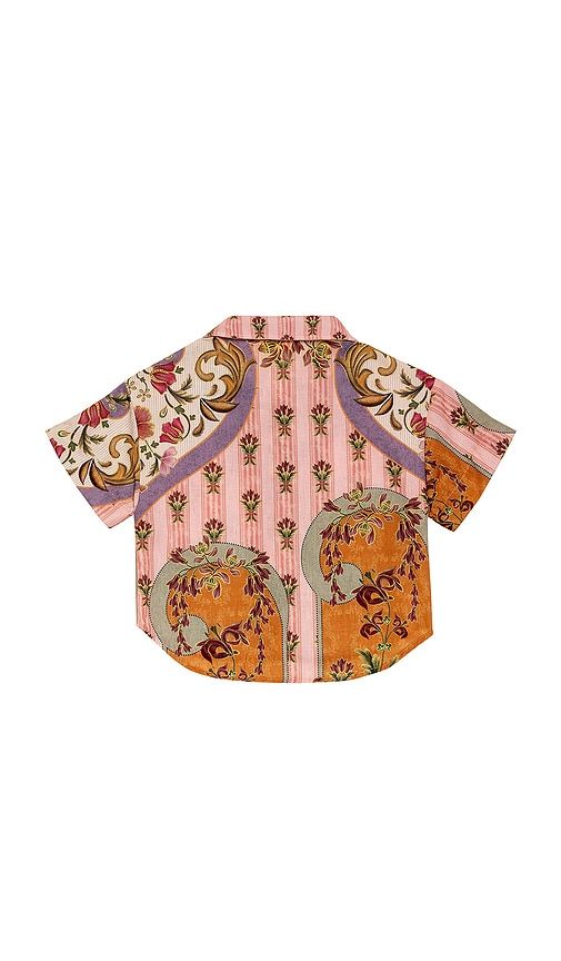 Clarabelle Aura Shirt in Pink,Brown. - size 6 (also in 4) - Agua Bendita - Modalova