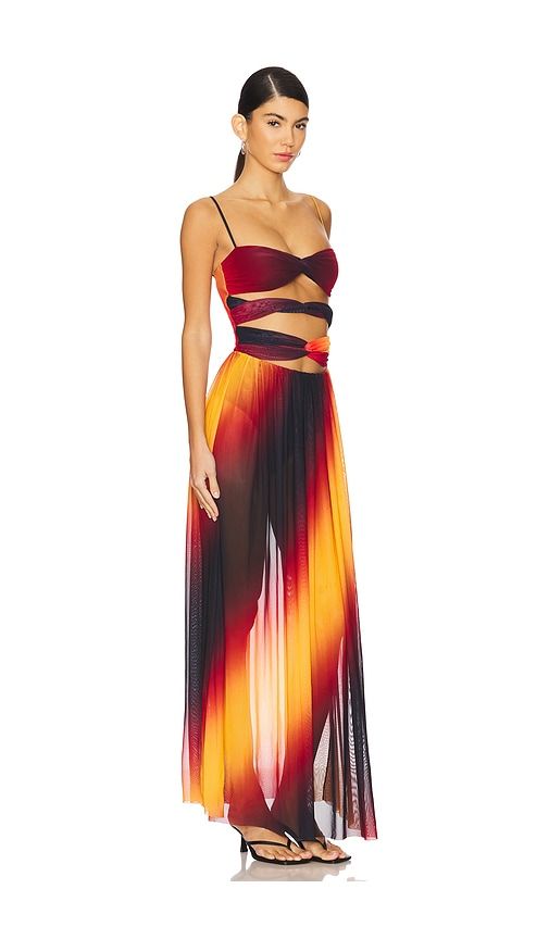 X REVOLVE Meeg Maxi Dress in Red. - size M (also in S) - Agua Bendita - Modalova
