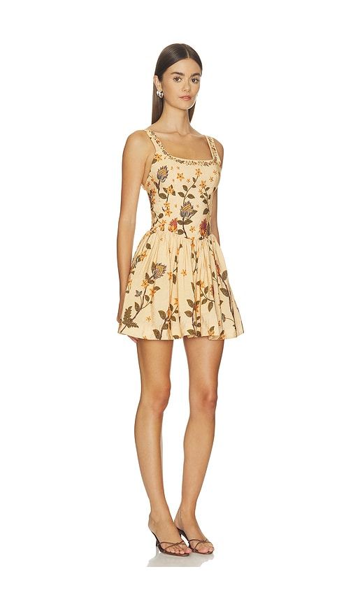 Ambra Mini Dress in Beige. - size M (also in S) - Agua Bendita - Modalova