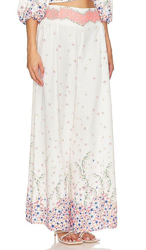 X REVOLVE Mar Pants in Ivory. - size L (also in M, S) - Agua Bendita - Modalova