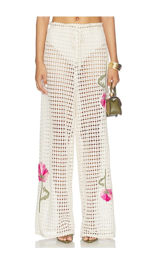 X REVOLVE Roots Pasha Pant in Cream. - size L (also in M) - Agua Bendita - Modalova