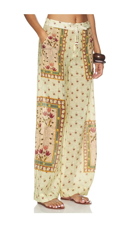 Caroline Plume Pant in Multi. - size L (also in M) - Agua Bendita - Modalova