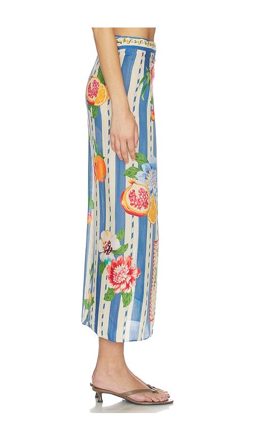 Zinna Basket Sarong in Multi - Agua Bendita - Modalova