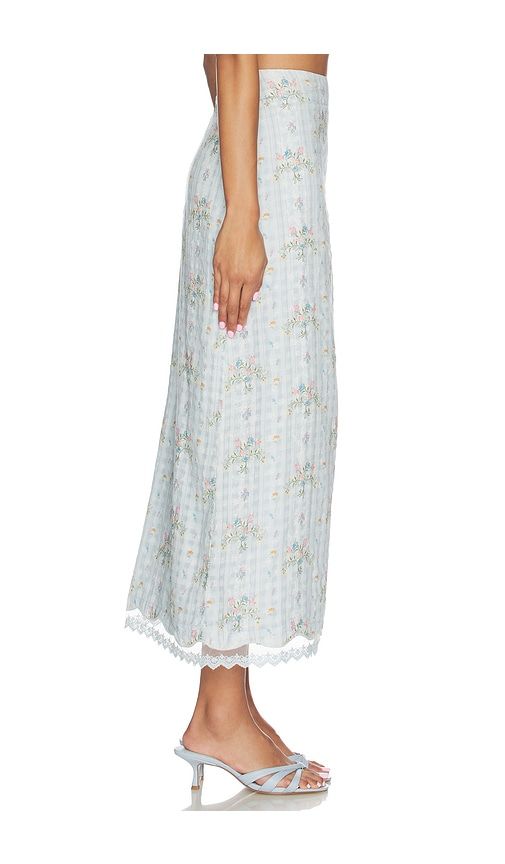 Tove Bleu Skirt in Blue. - size S (also in M) - Agua Bendita - Modalova