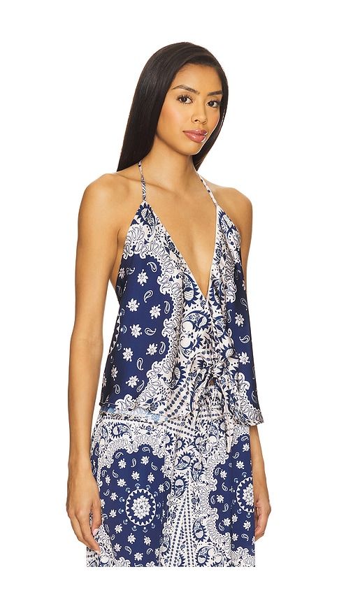 Winter Atma Top in Blue. - size L (also in M) - Agua Bendita - Modalova