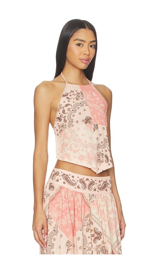 X REVOLVE X Revolve Vall Crop Top in . - size L (also in M, XL) - Agua Bendita - Modalova