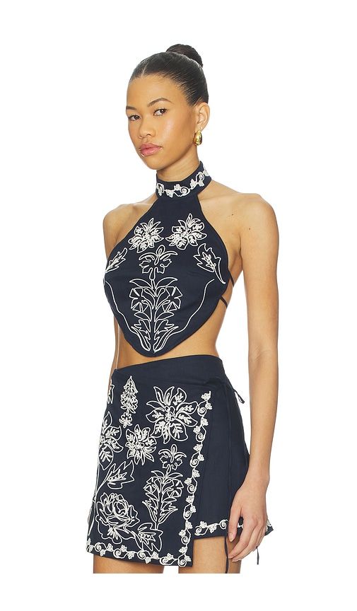 Elay Crop Top in . - size L (also in M, S) - Agua Bendita - Modalova