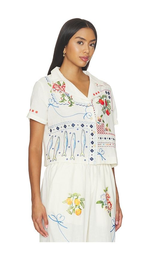 Vittoria Basket Top in Multi. - size L (also in M, S) - Agua Bendita - Modalova