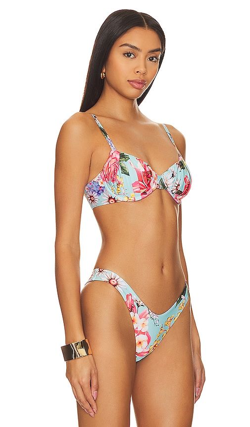 X REVOLVE Karin Underwire Top in Baby Blue. - size L (also in S) - Agua Bendita - Modalova