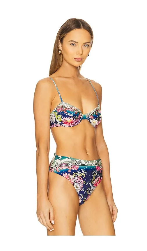 X REVOLVE Irene Bikini Top in Navy. - size L (also in S, XS) - Agua Bendita - Modalova