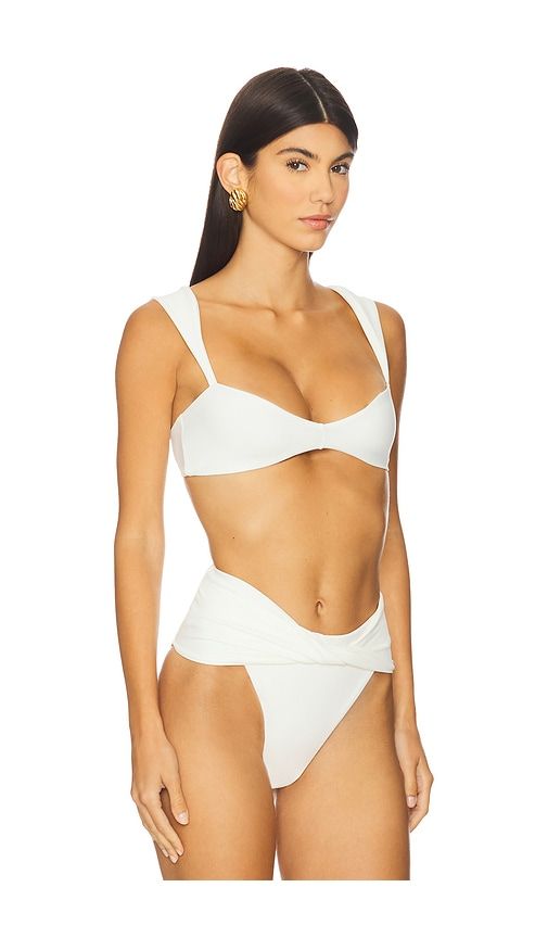 Malory Bikini Top in Cream. - size L (also in S) - Agua Bendita - Modalova