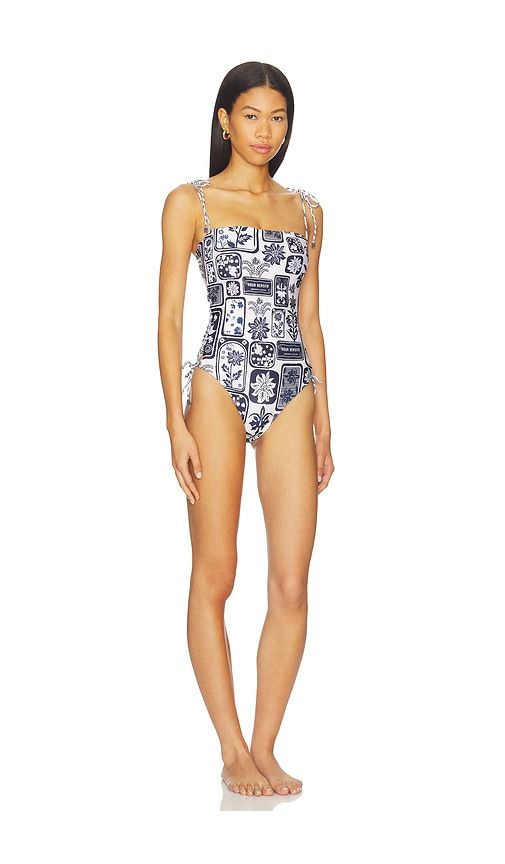 Posh Batik One Piece in Blue. - size M (also in S) - Agua Bendita - Modalova