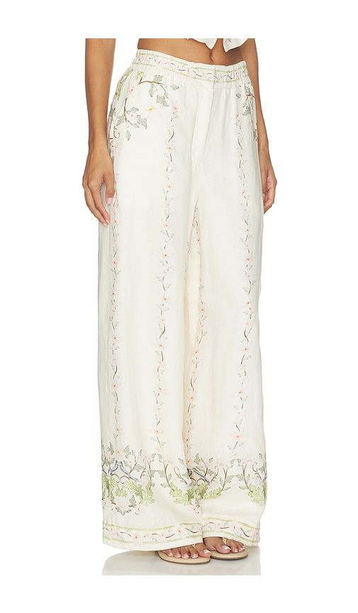 Tota Anhelo Pant in Cream. - size L (also in S) - Agua by Agua Bendita - Modalova