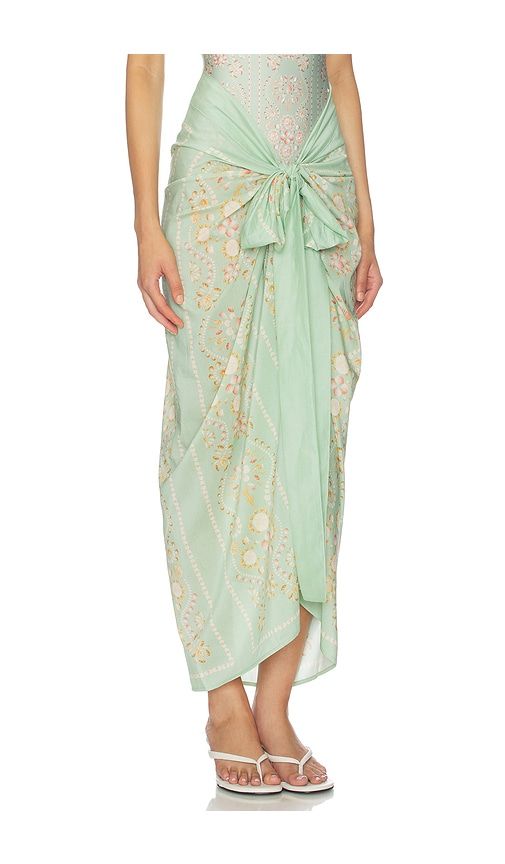 Lavanda Pareo in Green - Agua by Agua Bendita - Modalova