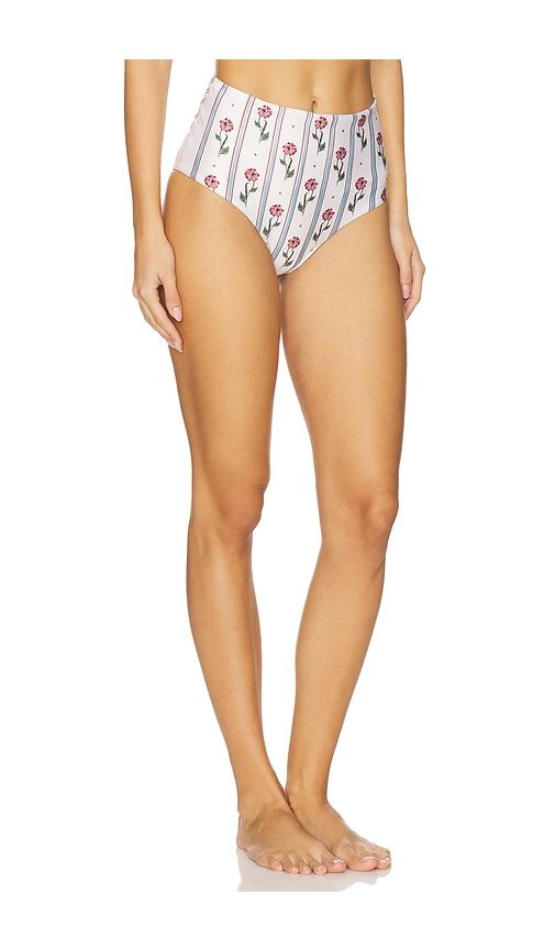 Magenta Bikini Bottom in Cream. - size S (also in XS, L) - Agua by Agua Bendita - Modalova