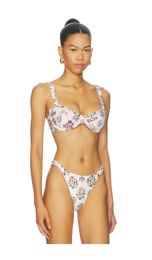 Agraz Bikini Top in Cream. - size S (also in XS) - Agua by Agua Bendita - Modalova