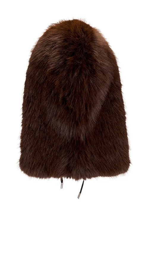 Julia Faux Fur Hat in - Adrienne Landau - Modalova