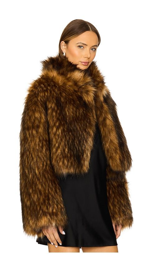 Teddy Bomber Jacket in Brown. - size L (also in M, S) - Adrienne Landau - Modalova
